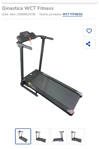 Esteira WCT- fitness potente e nova