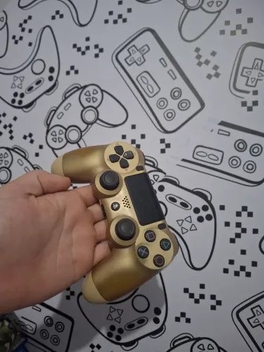 Controle ps4 dourado original