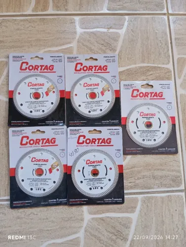 Disco para corte de porcelanato cortag