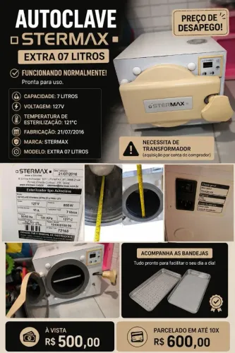 Autoclave Stermax 7L
