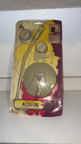 Microfone Clone Branco colecionadores Anos 90 - Lacrado Novo
