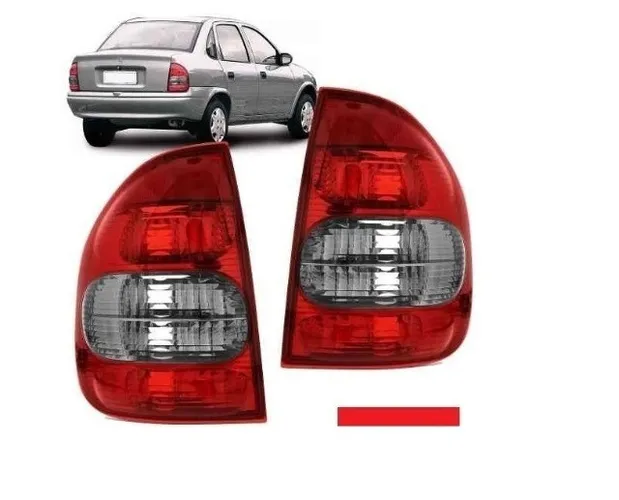 Par Lanterna Traseira Corsa classic Sedan re Fume dd