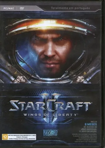 Kit Game Starcraft 2 Wings Of Liberty + Manual E Passes