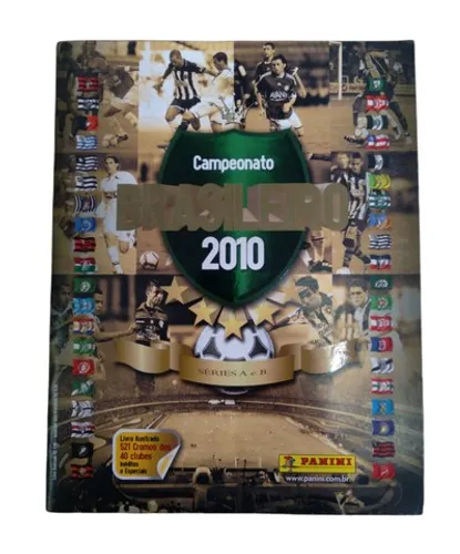 Álbum figurinhas Campeonato Brasileiro 2010