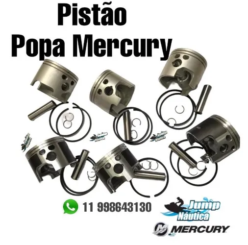 Pistao motor de popa Mercury