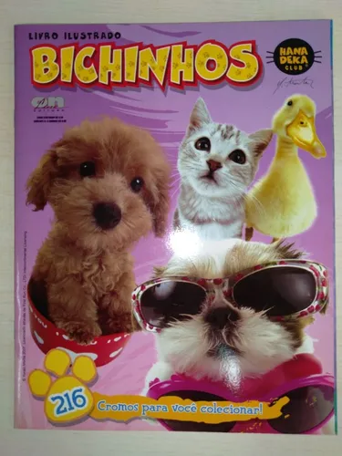 Álbum de figurinhas BICHINHOS Hana Deka Club