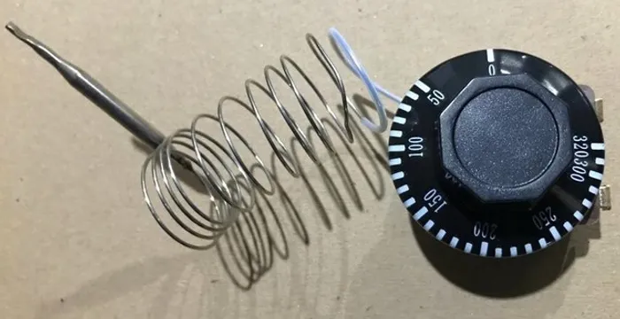 Termostato Capilar com botão de 50° à 320° para Foguista Automático - Debona