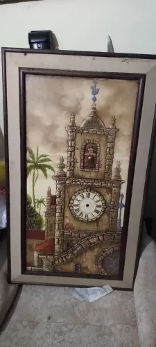 Quadro antigo Gallardo, em alto relevo