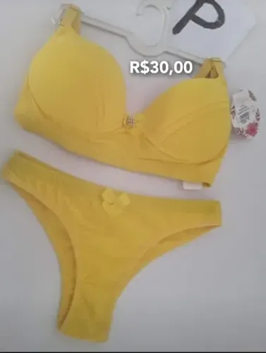 Conjuntos de lingerie tamanho P e sutiã avulso qualidade e conforto que merecemos