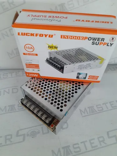 Fonte chaveada. 12volts. 10 amperes. Nova.