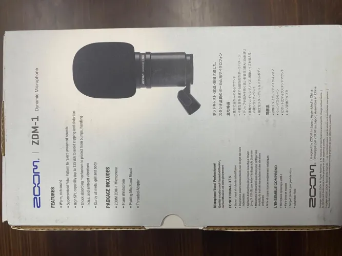 Microfone Zoom ZDM-1 para Podcast, Broadcast e Gravação
