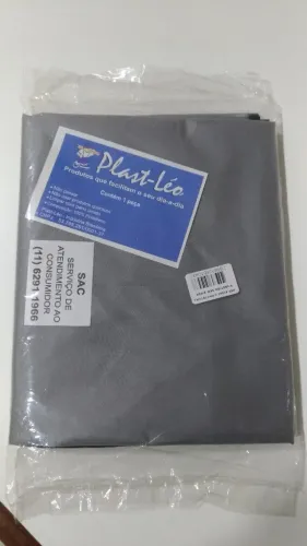 Capa Protetora para Vestido sem Zíper Cinza