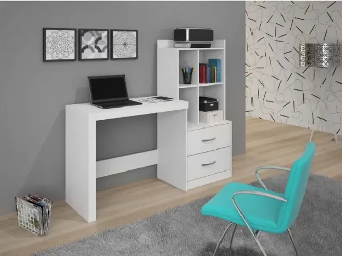 Escrivaninha Estudo e Trabalho Home Office. Produto Novo Direto da Fábrica!