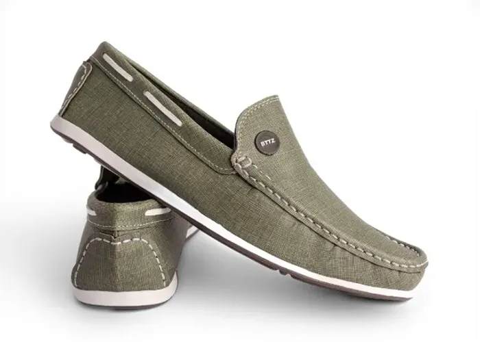 Sapato Driver Esporte Fino clássico Mocassim Sintético Verde Oliva lançamento Ref 1001