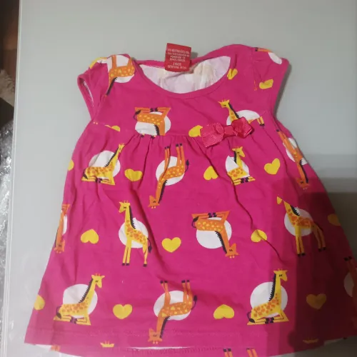 Vestido feminino rosa , tamanho 2