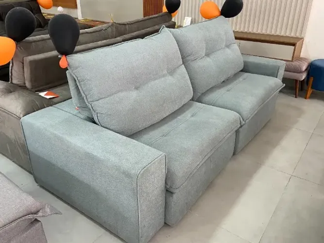 Super Oferta de Mostruário: Sofá Retrátil e Reclinável 2,50m!