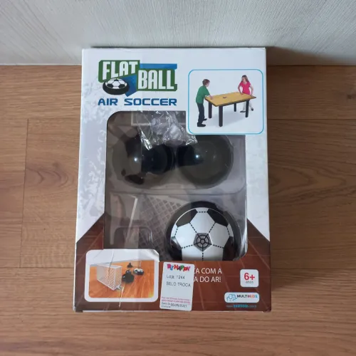 Jogo de Futebol de Mesa com Bola Flutuante - Flat Ball Air Soccer