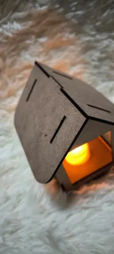 Casinha de Natal ou porta objetos