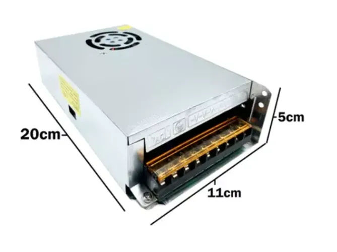 Fonte chaveada bivolt colmeia 12v 20a 250w cftv