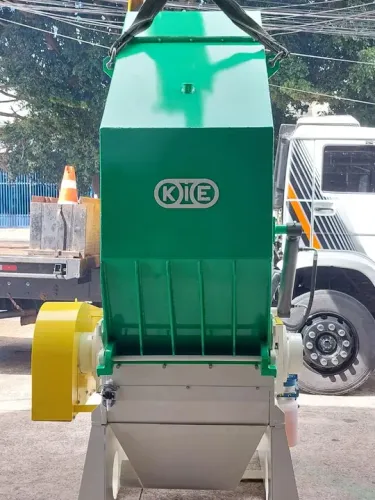 Conj Moinho P Plástico Reciclagem Moinho KIE RJB C/ Soprador E Silo Semi Novo