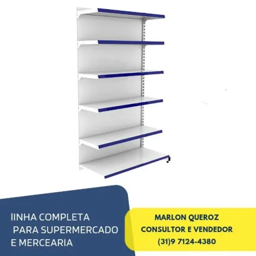 Gondola de Aço Polar de Parede 1,96M 30x40