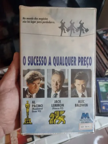 VHS O SUCESSO A QUALQUER PREÇO AL PACINO OSCAR 93