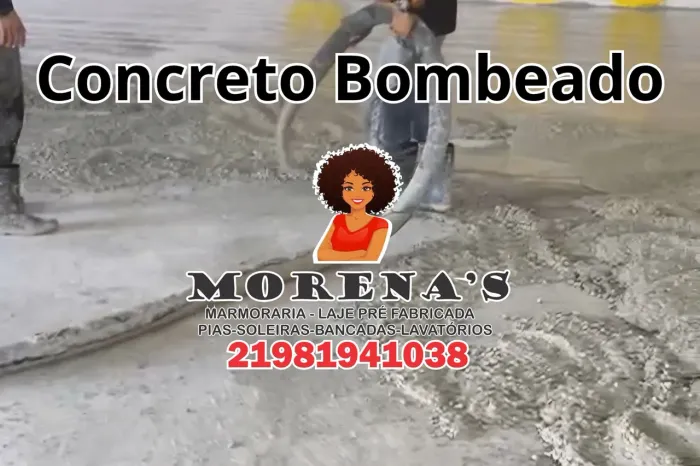 Laje Pré-Fabricada e concreto bombeado *
