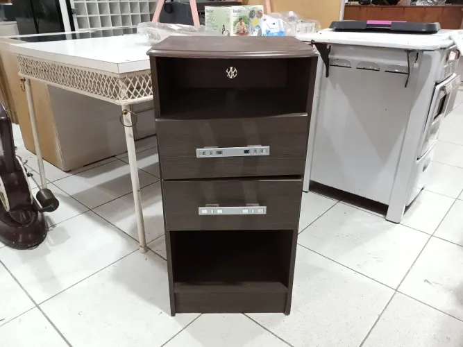 Mesa de Cabeleireira com 2 Gavetas em MDF 