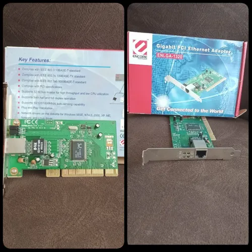 Placa de Rede Gigabit PCI Ethernet Encore ENLGA-1320
