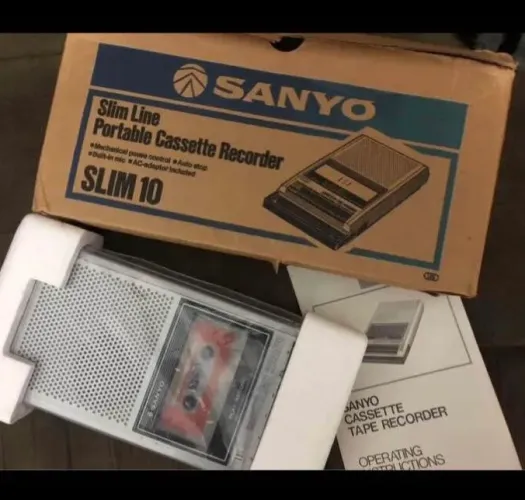 Gravador Sanyo novo na caixa 