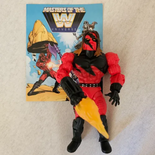 Boneco Action Figure He-man WWE Kane GXR06 importado Motu Origins Novo Loose