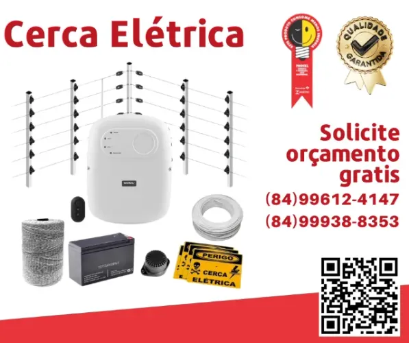 Cerca Elétrica com Alarme - Instalação Rápida