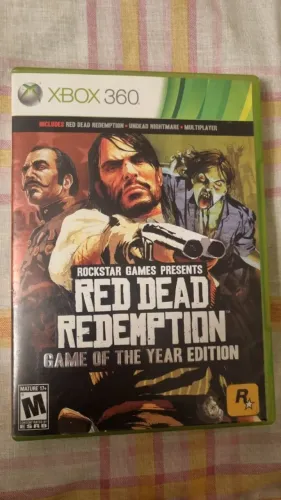 Jogo Red Dead Redemption GOTY Xbox 360 Mídia Física Original Usado