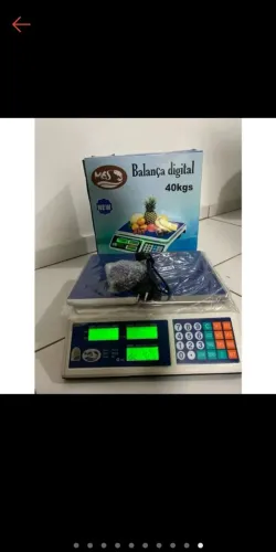 Balança digital com 6 meses de garantia 