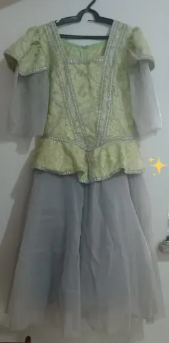 Vestido fantasia/figurino Princesa tam M adulto 