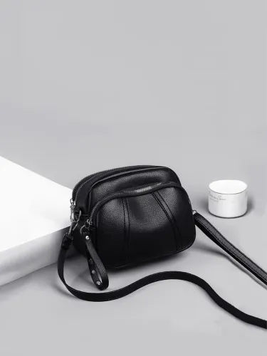 Bolsa Feminina Transversal Elegante - Preto