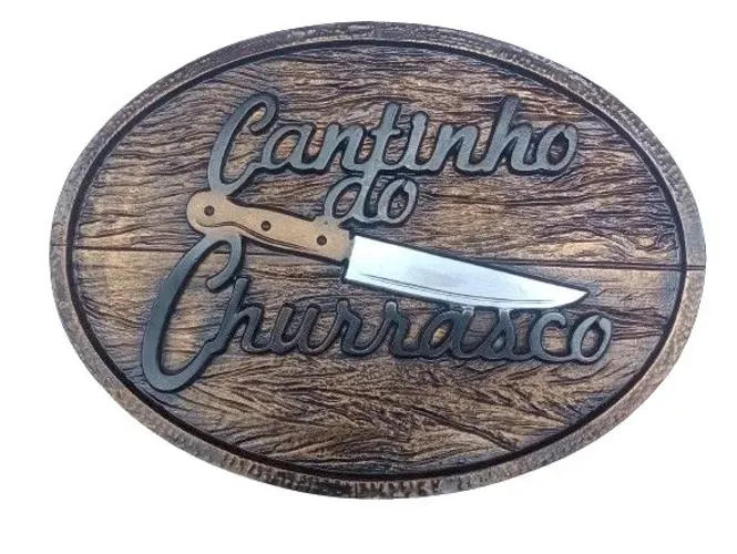 Quadro 3D para área de churrasco