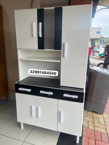 Armário de Cozinha 6 Portas e 3 Gavetas de Ótima Qualidade 