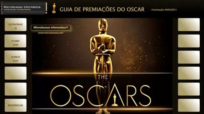 PREMIAÇÕES DO OSCAR (Desde 1929)
