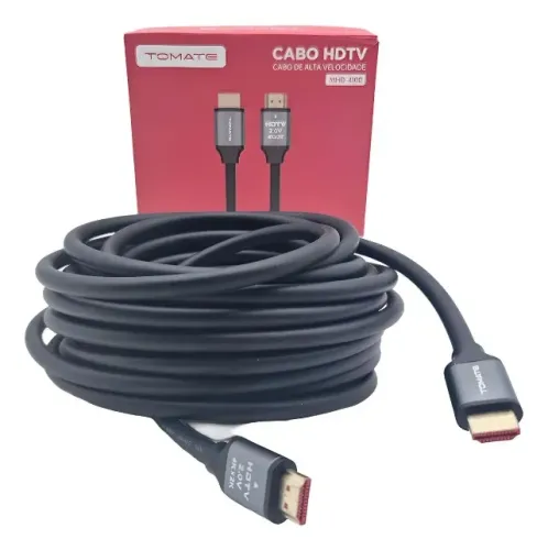 Cabo Hdmi 10 Metros 4k 2.0 Tomate Ultra Hd Grande Novo Loja Coimbra Computadores