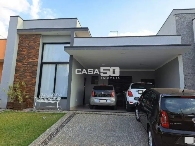 Casa térrea à venda no Condomínio Terras do Fontanário em Paulínia/SP.