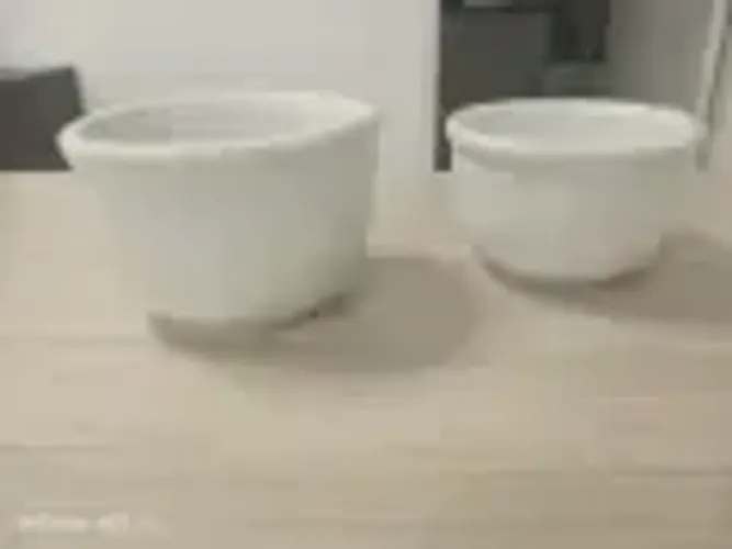 2 2 Potes de Cerâmica