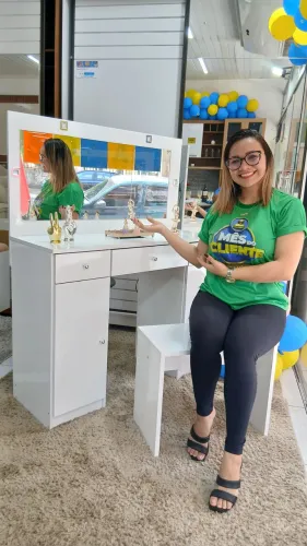 Penteadeira Camarim com led 