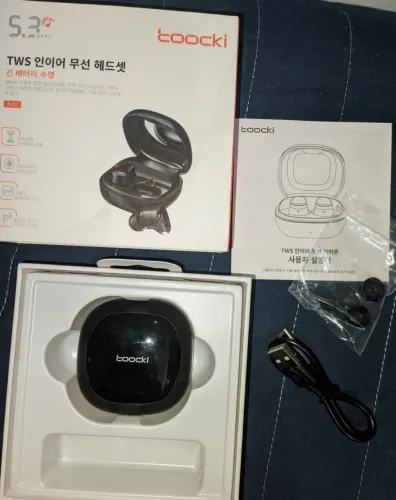 Fone de ouvido Bluetooth Novo Toocki 5.3