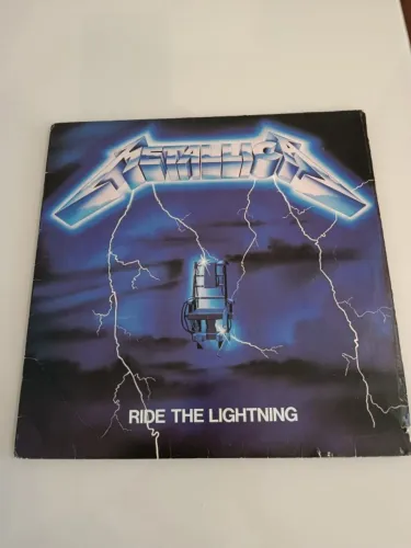 Metallica Ride the Lightning Vinil LP Versão Especial 1ª Prensagem Megaforce/Elektra Rec