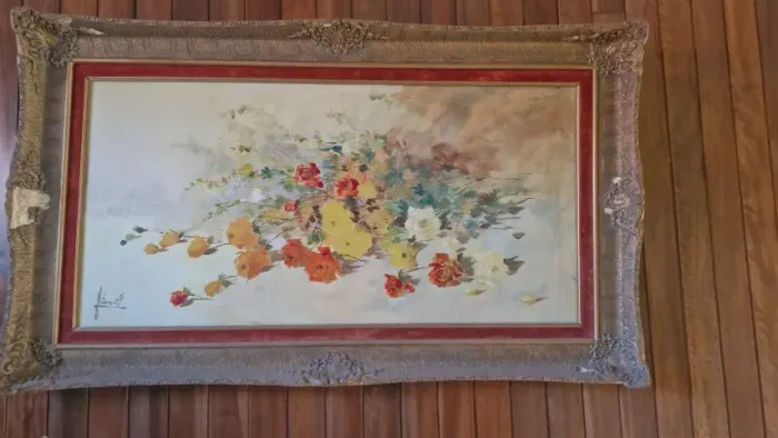 Quadros óleo sobre tela (Flores)