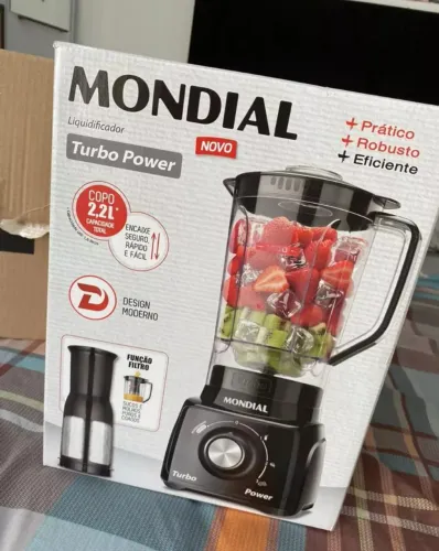 Liquidificador mundial turbo Power NOVO