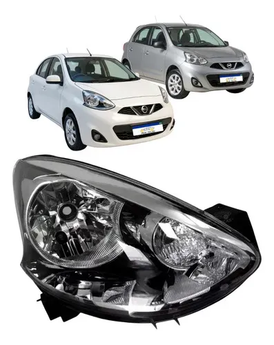 Farol Nissan March 2015 2016 2017 2018 2019 2020 Novo