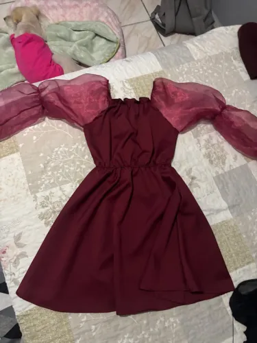 Vestido Magia da Fada - Bordô