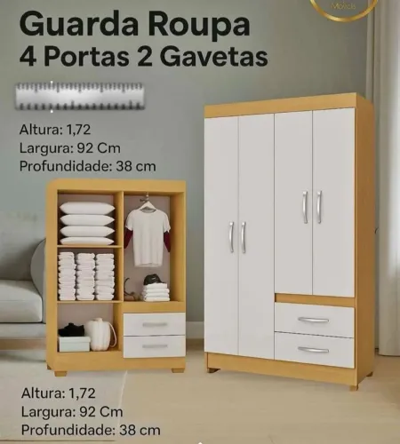 GUARDA-ROUPA ENTREGA IMEDIATA.
